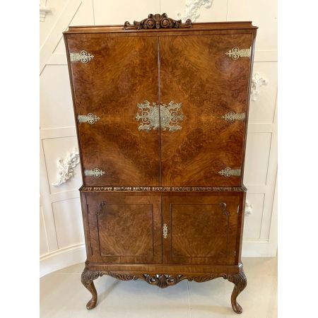 Hochwertiger Wurzelholz-Cocktailschrank