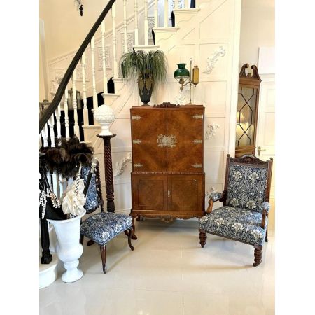 Hochwertiger Wurzelholz-Cocktailschrank