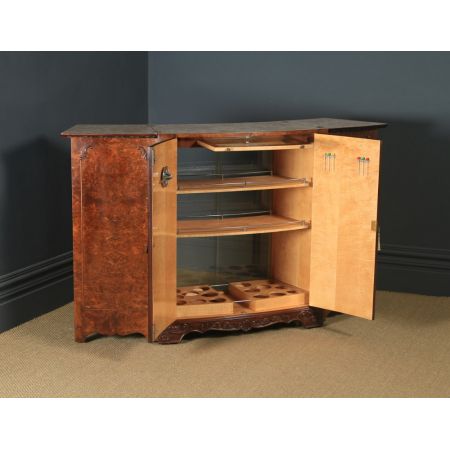 Englischer Art-Deco-Getränkeschrank