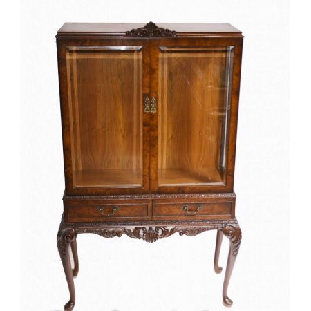 Viktorianische Bücherregale aus Nussbaum