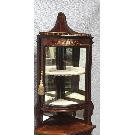 hochwertige Vitrine aus Palisander