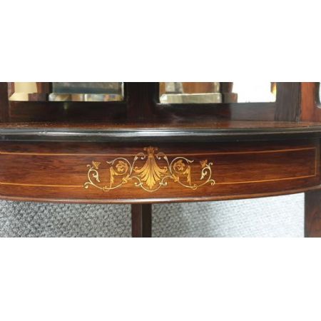 hochwertige Vitrine aus Palisander