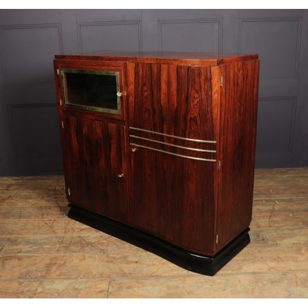 Französischer Art-Deco-Palisanderschrank