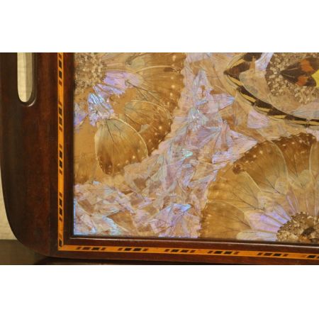 Edwardianisch eingelegtes Butler-Tablett