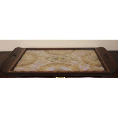 Edwardianisch eingelegtes Butler-Tablett