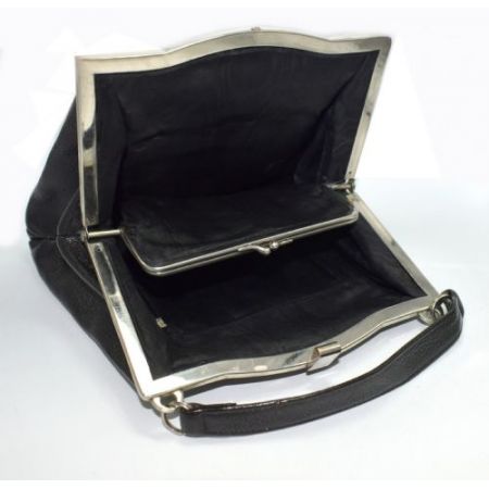 Original 1930er Vintage Art Deco & Chrom Damentasche