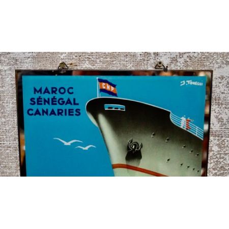 seltener Art-Deco-Werbung ewiger Kalender