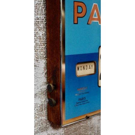 seltener Art-Deco-Werbung ewiger Kalender