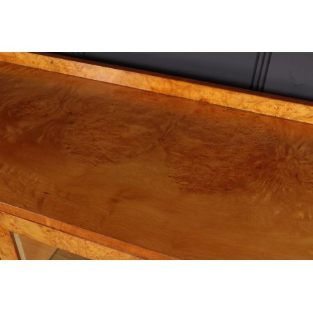 Art Deco Vitrine aus Wurzelahorn