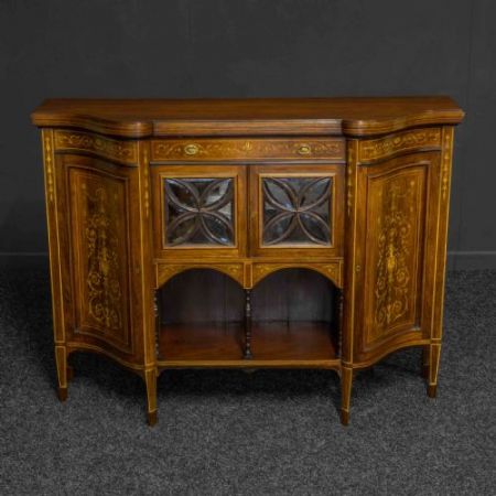 viktorianischer Beistellschrank aus Palisander