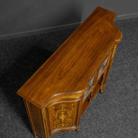 viktorianischer Beistellschrank aus Palisander