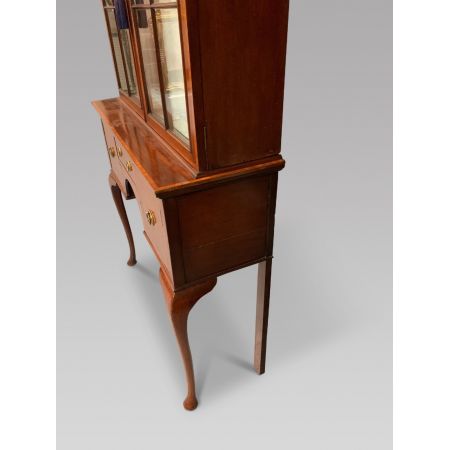 Antike Mahagoni Vitrine 