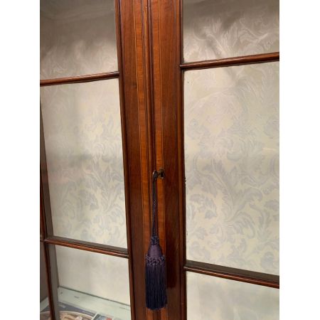 Antike Mahagoni Vitrine 