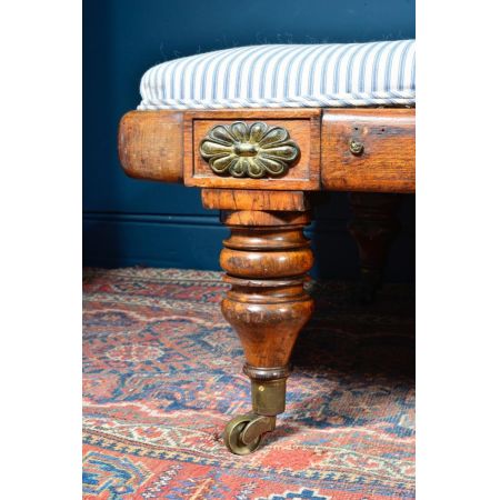 Regency Chaise Longue mit Rahmen aus Palisanderholzimitat 1820