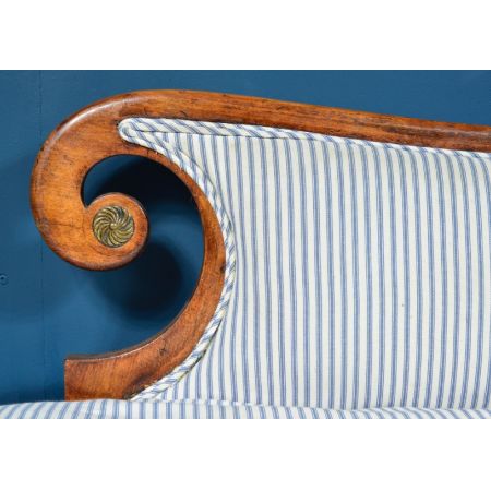 Regency Chaise Longue mit Rahmen aus Palisanderholzimitat 1820