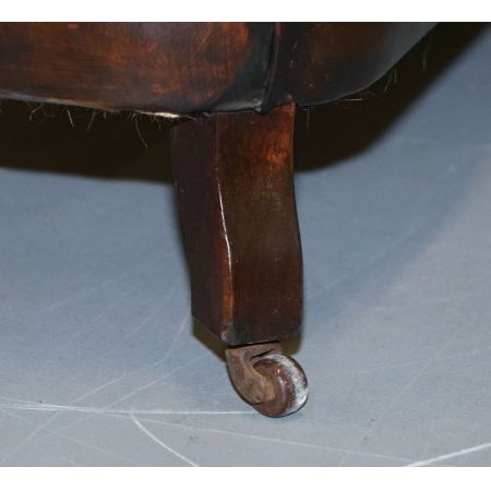 viktorianisches Serpentin Chesterfield-Sofa