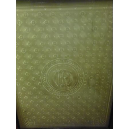 Antikes Buntglasfenster, zweigeteilt 1880