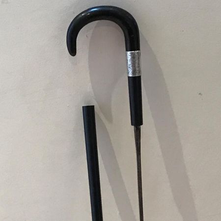 Antiker sword stick / Gehstock gepunzt mit Birmingham 1918