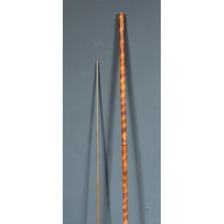 Sword stick aus Bambusholz mit Satinholzimitation antik 1920
