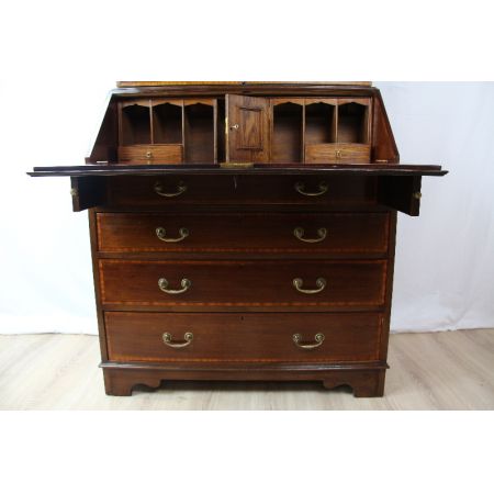 Aufsatzsekretär/ Bureau/ Bookcase aus Mahagoni im Edwardian Stil