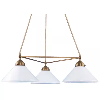 Deckenleuchte handgelötet mit Silberlot