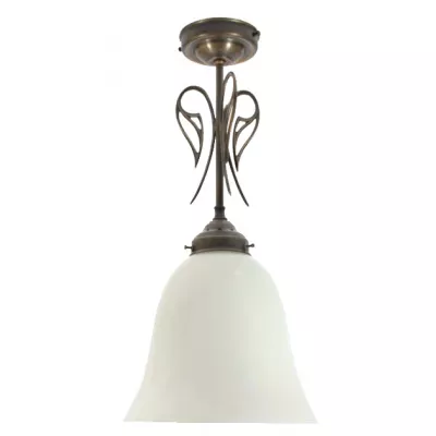 Ausgefallene Deckenleuchte Antik-Optik, 27cm