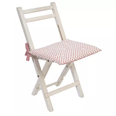 Clayre & Eef Stuhlkissen rot gepunktet 40*40cm mit foam