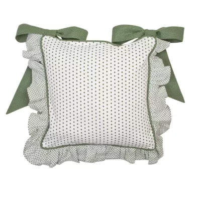 Clayre & Eef Stuhlkissen 40x40 ruche Dotted