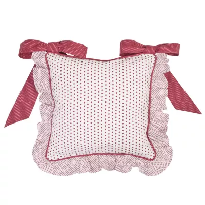 Clayre & Eef Stuhlkissen 40x40 ruche Dotted