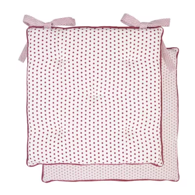 Clayre & Eef Stuhlkissen 40x40 met foam Dotted