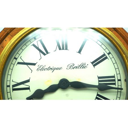 Wanduhr Vintage Look Holz Frankreich 