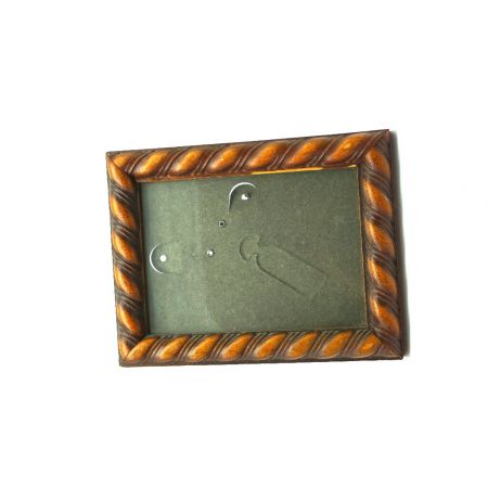 Holzrahmen   cable stitch  Vintage 