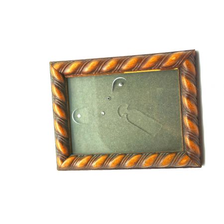 Holzrahmen   cable stitch  Vintage 