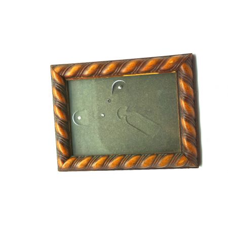 Holzrahmen   cable stitch  Vintage 