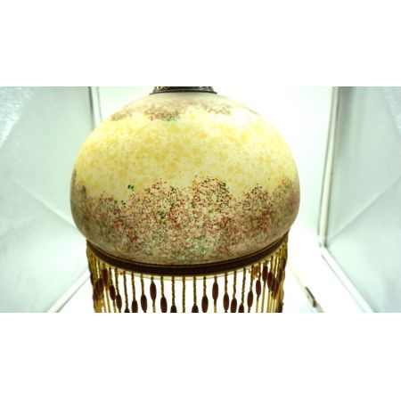 Deckenlampe Vintage mit Perlenkette Frankreich