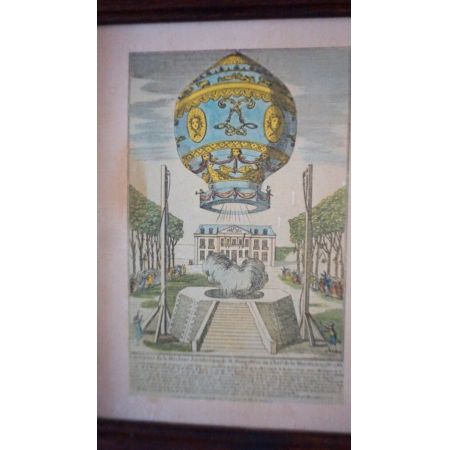 Weltbild France Eichenrahmen Vintage 