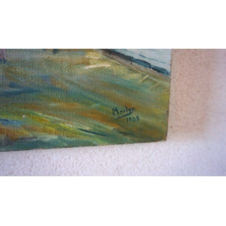 Ölgemälde Morlyn 1939 ohne Rahmen