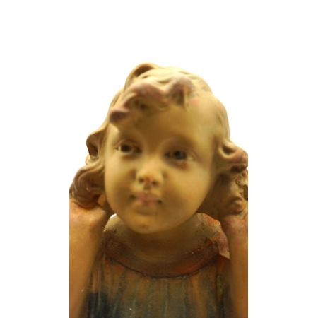 Skulptur Schönes junges Mädchen frankreich Jugendstil