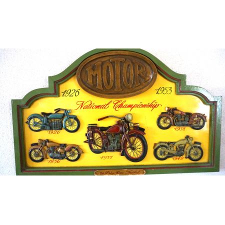 Motor Pub Sign Motorräder
