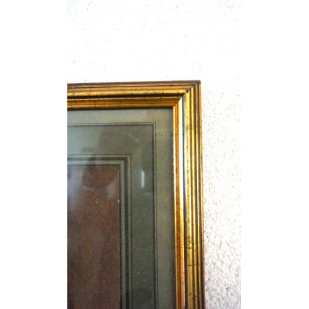 Frauenportrait mit Goldrahmen