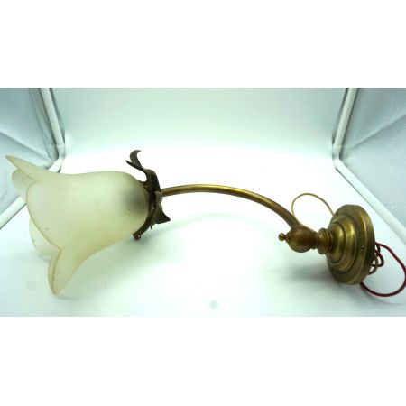 Messing Wandlampe Tulpe