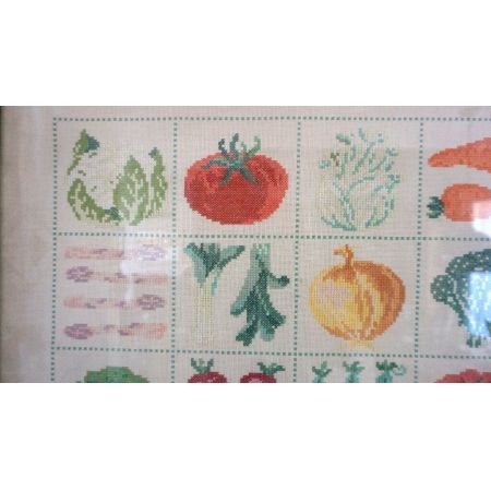 Rahmen mit Früchtemotiven Vintage 