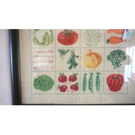 Rahmen mit Früchtemotiven Vintage 