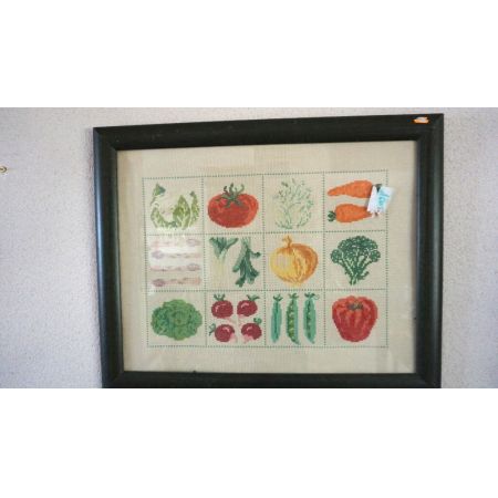 Rahmen mit Früchtemotiven Vintage 