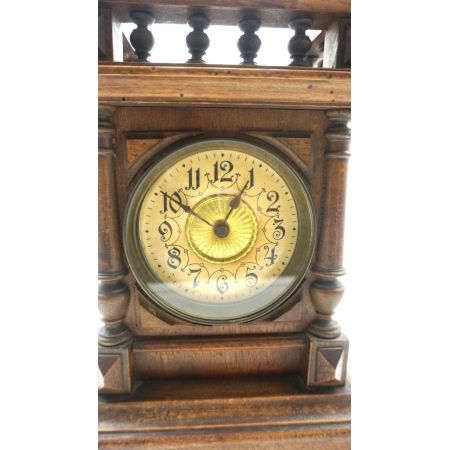 antike Kaminuhr mit original Uhrwerk inkl. Klingel