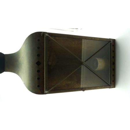 Ecklampe/Laterne Messing Vintage Frankreich