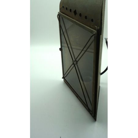 Ecklampe/Laterne Messing Vintage Frankreich