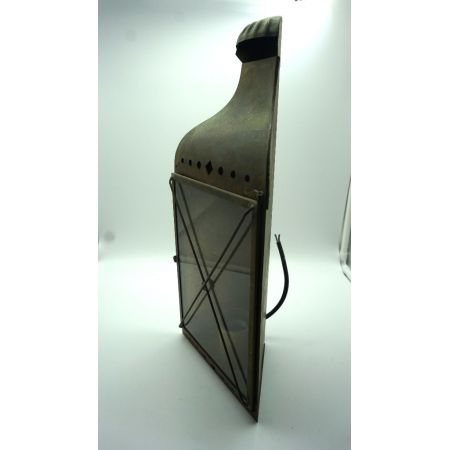 Ecklampe/Laterne Messing Vintage Frankreich