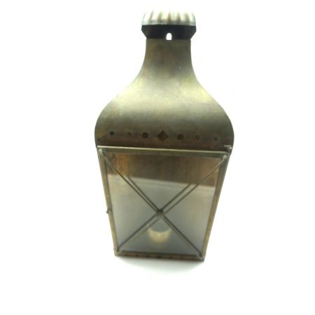 Ecklampe/Laterne Messing Vintage Frankreich