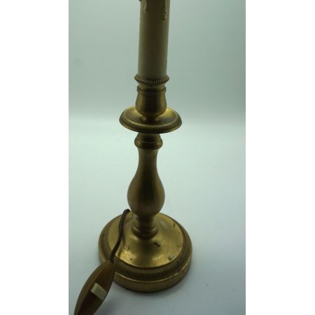 Vintage-Lampenfuss Messing/Marmor, Frankreich